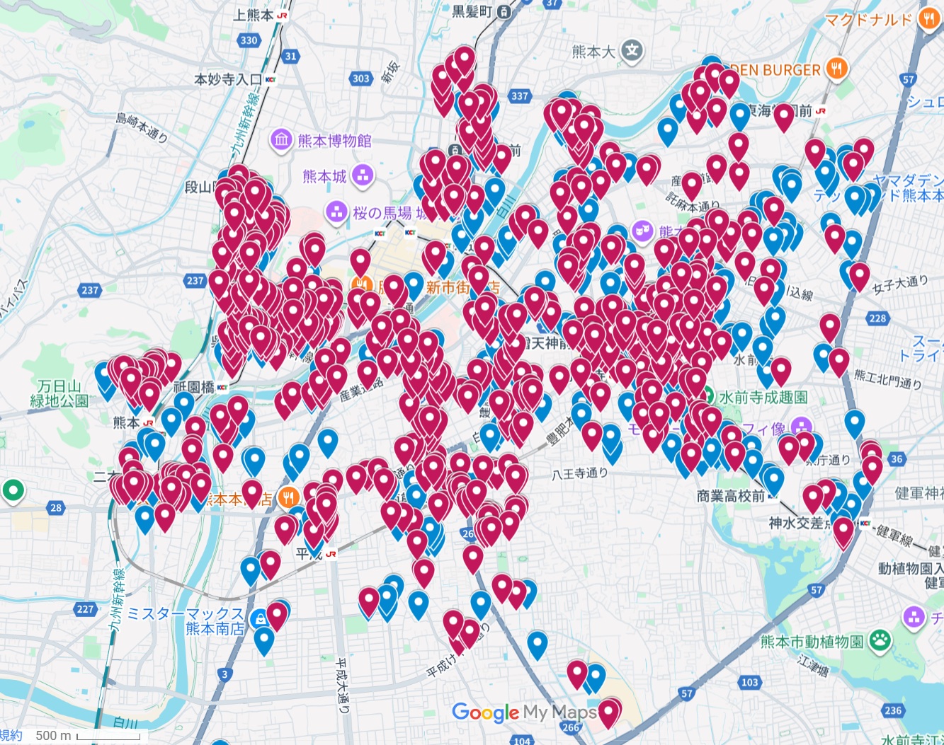 マンションマッピング参考画像